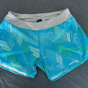 Patagonia Women's Strider Running Short with Liner- size Medium- 3.5"